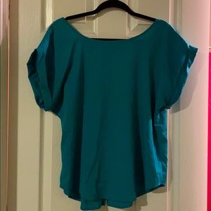 Teal blouse